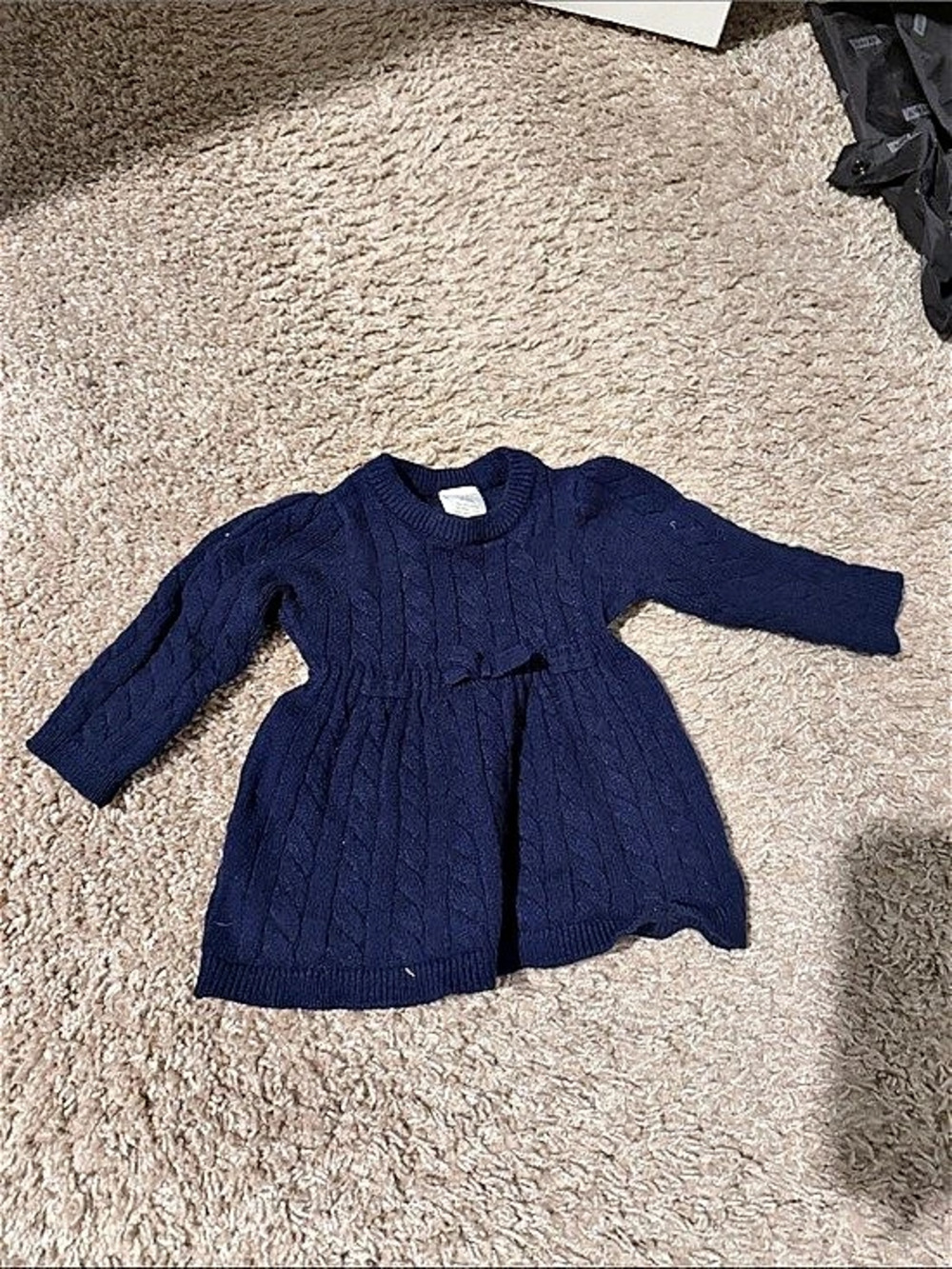 Gymboree Baby Long Sleeve Knit Dress in Blue Like New
